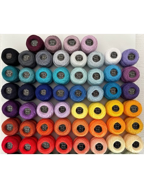  Almiş Perle Etamin-kanaviçe 100'lü Iplik Seti (10 Gr-No:8) 