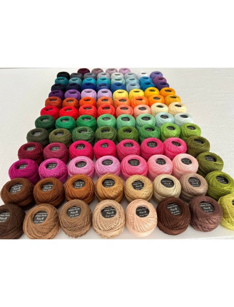  Almiş Perle Etamin-kanaviçe 100'lü Iplik Seti (10 Gr-No:8) 