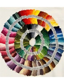 Almiş 200 Farklı Renk Etamin Kanaviçe Bileklik Brezilya Nakış Ipi 