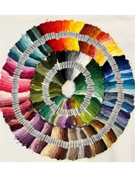 Almiş 200 Farklı Renk Etamin Kanaviçe Bileklik Brezilya Nakış Ipi 