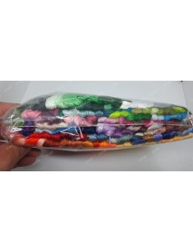 Almiş 200 Farklı Renk Etamin Kanaviçe Bileklik Brezilya Nakış Ipi 