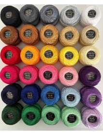  Almiş Perle Etamin-kanaviçe 30'lu Iplik Seti (10 Gr-No:8) 