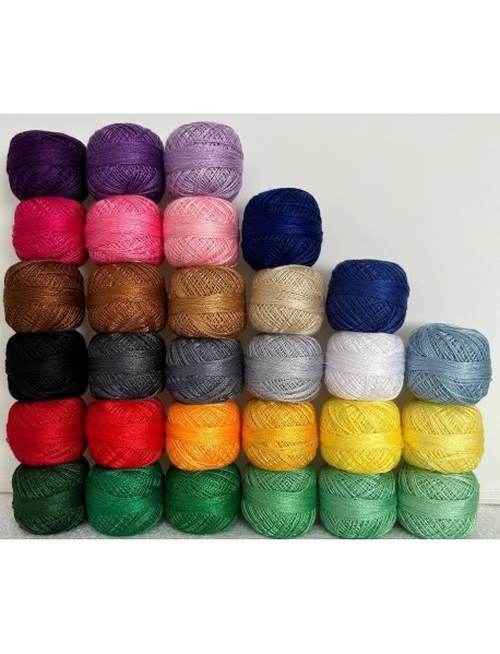  Almiş Perle Etamin-kanaviçe 30'lu Iplik Seti (10 Gr-No:8) 