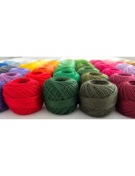  Almiş Perle Etamin-kanaviçe 50'li Iplik Seti (10 Gr-No:8) 