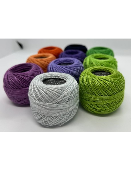  Almiş Perle Etamin-kanaviçe 10'lu Iplik Seti (10 Gr-No:8) Set 5
