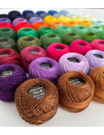  Almiş Perle Etamin-kanaviçe 60'lı Iplik Seti (10 Gr-No:8) 