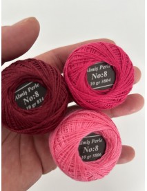  Almiş Perle Etamin-kanaviçe 10'lu Iplik Seti (10 Gr-No:8) Set 6