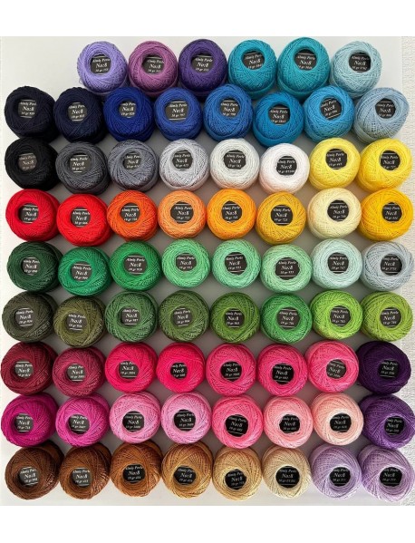  Almiş Perle Etamin-kanaviçe 70'li Iplik Seti (10 Gr-No:8) 