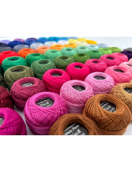  Almiş Perle Etamin-kanaviçe 70'li Iplik Seti (10 Gr-No:8) 
