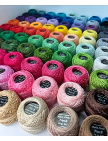  Almiş Perle Etamin-kanaviçe 80'li Iplik Seti (10 Gr-No:8) 