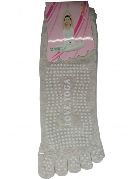 Almiş Yoga&pilates, Barre, Dans Çorabı-Gri Yoga Çorap