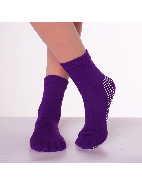 Almiş Yoga&pilates, Barre, Dans Çorabı-Mor Yoga Çorap