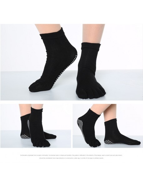 Almiş Yoga&pilates, Barre, Dans Çorabı-Siyah Yoga Çorap